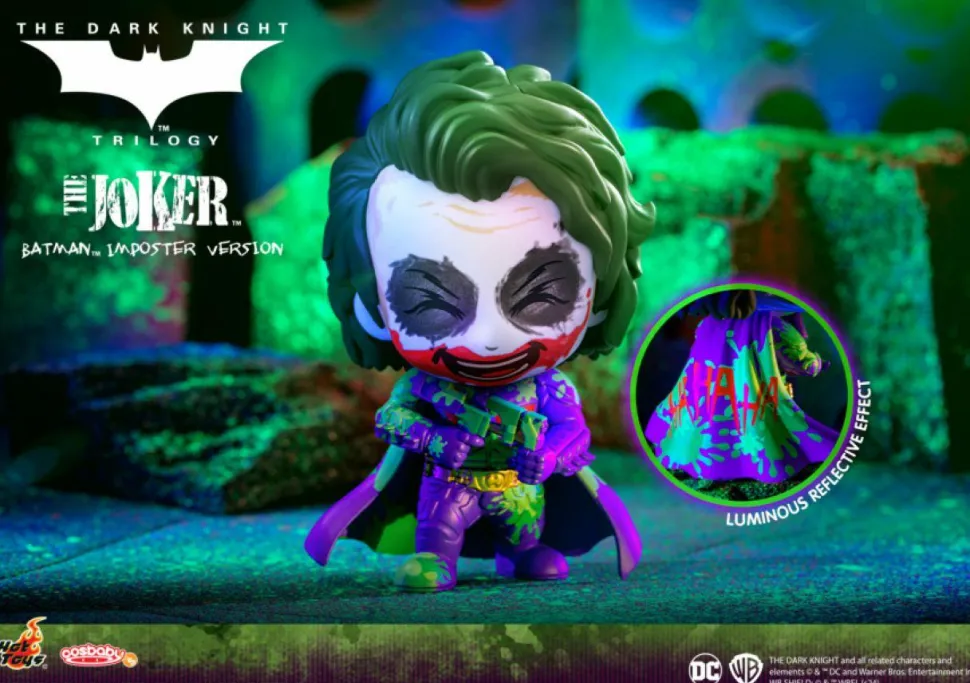The Dark Knight (2008) - The Joker (Batman Imposter Version) Cosbaby (S) Hot Toys Figure