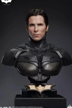 The Dark Knight - Christian Bale in Batman Suit 1:1 Scale Life Size Bust