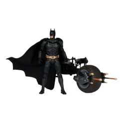 The Dark Knight Rises (2012) - Batman & Batpod DC Multiverse Gold Label 7" Scale Action Figure Vehicle 2-Pack