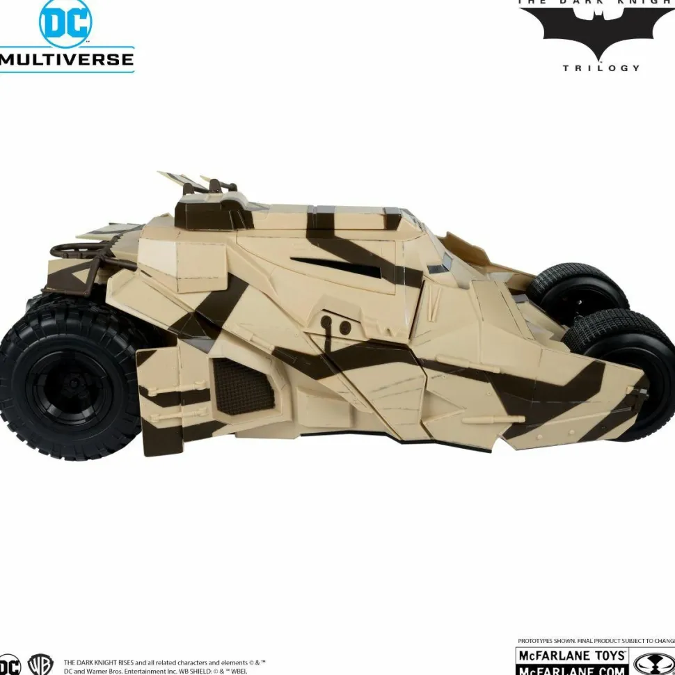 The Dark Knight Rises (2012) - Camouflage Tumbler Batmobile DC Multiverse Gold Label 7" Scale Action Figure Vehicle