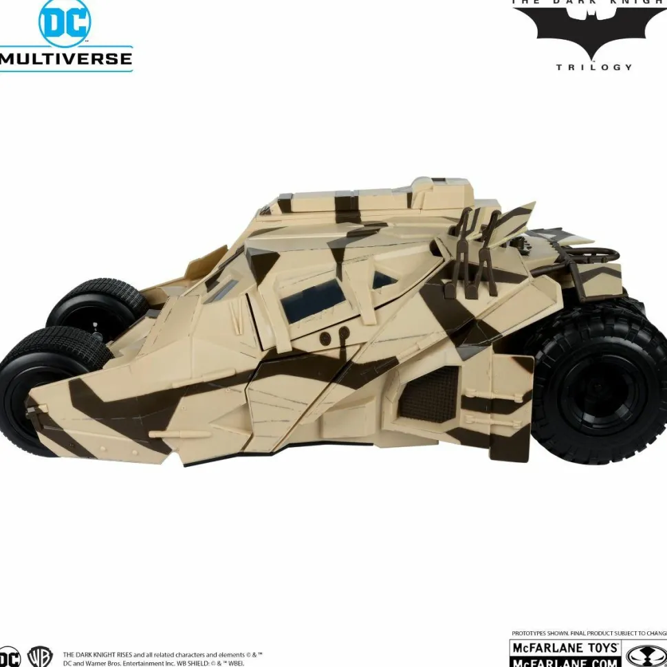 The Dark Knight Rises (2012) - Camouflage Tumbler Batmobile DC Multiverse Gold Label 7" Scale Action Figure Vehicle