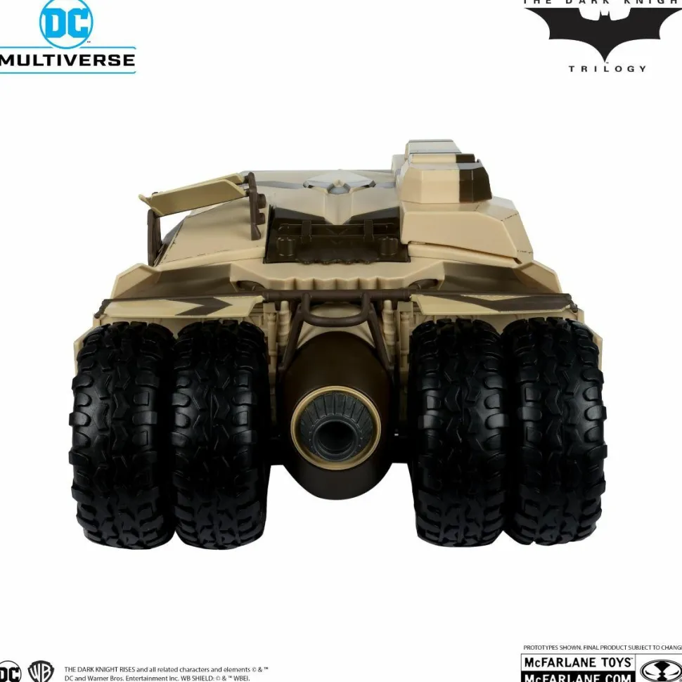 The Dark Knight Rises (2012) - Camouflage Tumbler Batmobile DC Multiverse Gold Label 7" Scale Action Figure Vehicle