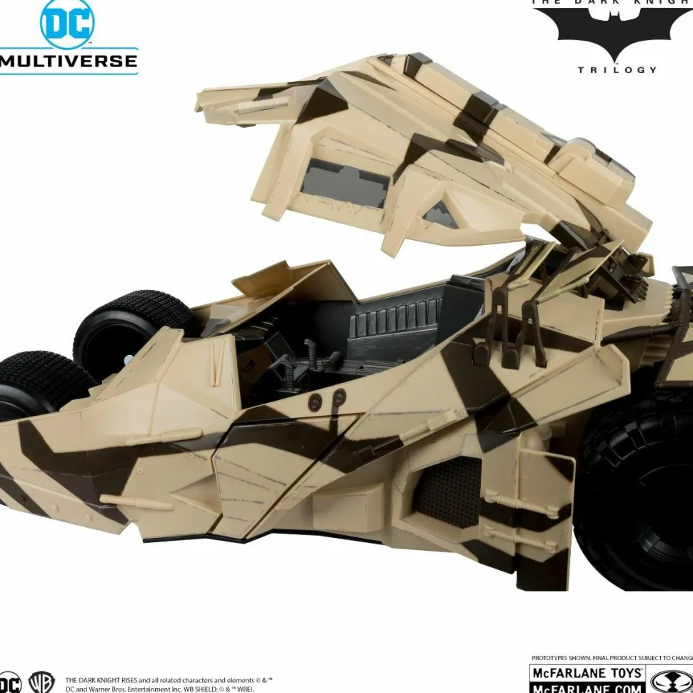 The Dark Knight Rises (2012) - Camouflage Tumbler Batmobile DC Multiverse Gold Label 7" Scale Action Figure Vehicle