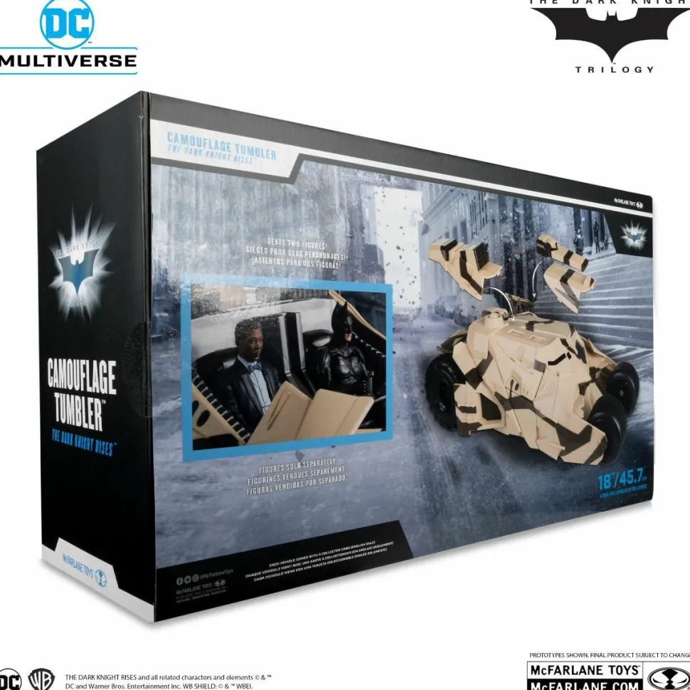 The Dark Knight Rises (2012) - Camouflage Tumbler Batmobile DC Multiverse Gold Label 7" Scale Action Figure Vehicle