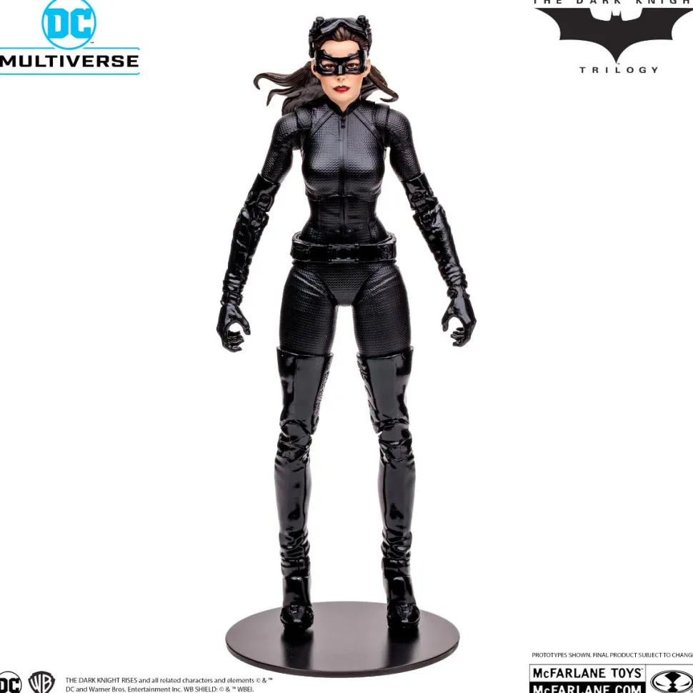 The Dark Knight Rises (2012) - Catwoman & Batpod DC Multiverse Gold Label 7" Scale Action Figure Vehicle 2-Pack