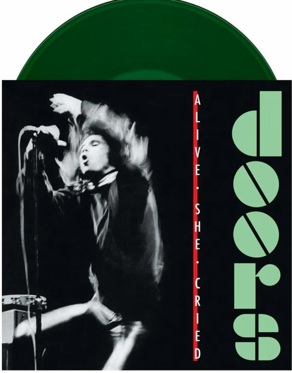 The Doors - Alive, She Cried LP Vinyl Record (Emerald Coloured Vinyl)