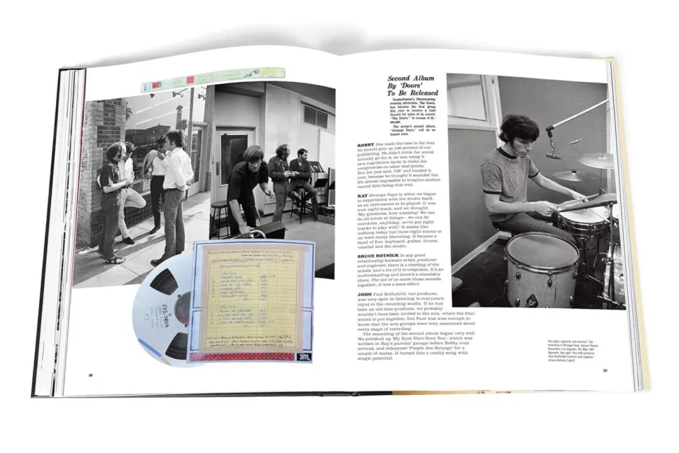 The Doors - Night Divides the Day by The Doors Hardcover Book