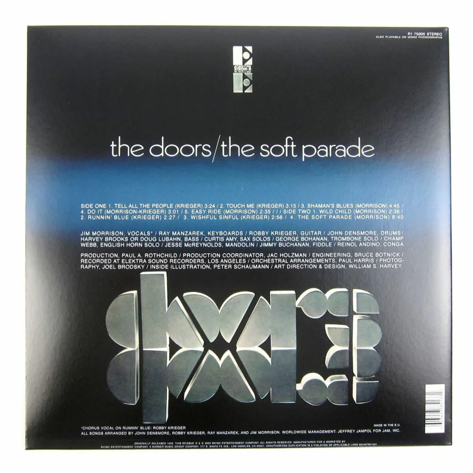 The Doors - The Soft Parade LP Vinyl Record (50th Anniversary Edition)
