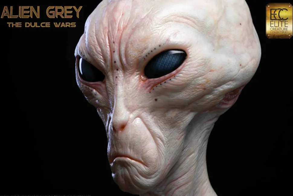 The Dulce Wars - Alien Grey 1:1 Scale Life-Size Bust