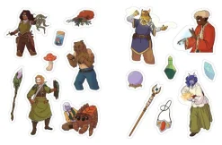 The Dungeonmeister RPG Sticker Book: 500+ Stickers to Level Up Your Campaign Paperback Book