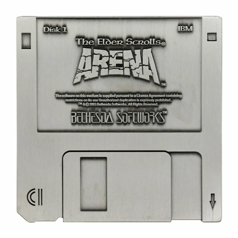 The Elder Scrolls: Arena - Floppy Disk Limited Edition Metal Replica