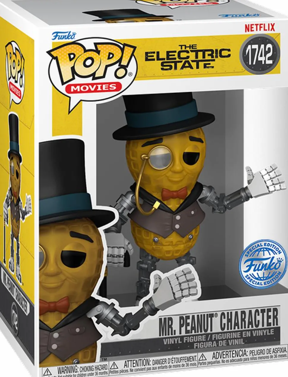 The Electric State - Mr Peanut Character Pop! Vinyl Figure (Popcultcha Exclusive)