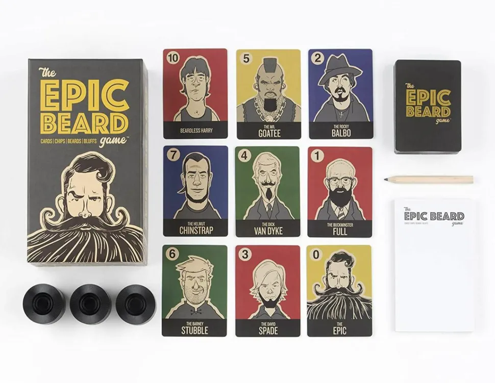 The Epic Beard Game - Card Game