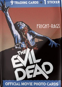The Evil Dead (1981) - Official Movie Photo Cards Fright-Rags Hobby Trading Cards Wax Pack (9 Cards + 1 Sticker)