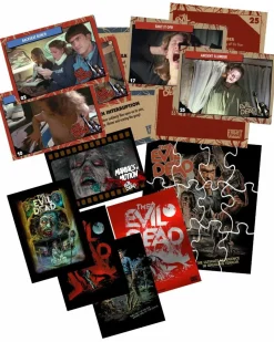The Evil Dead (1981) - Official Movie Photo Cards Fright-Rags Hobby Trading Cards Wax Pack (9 Cards + 1 Sticker)
