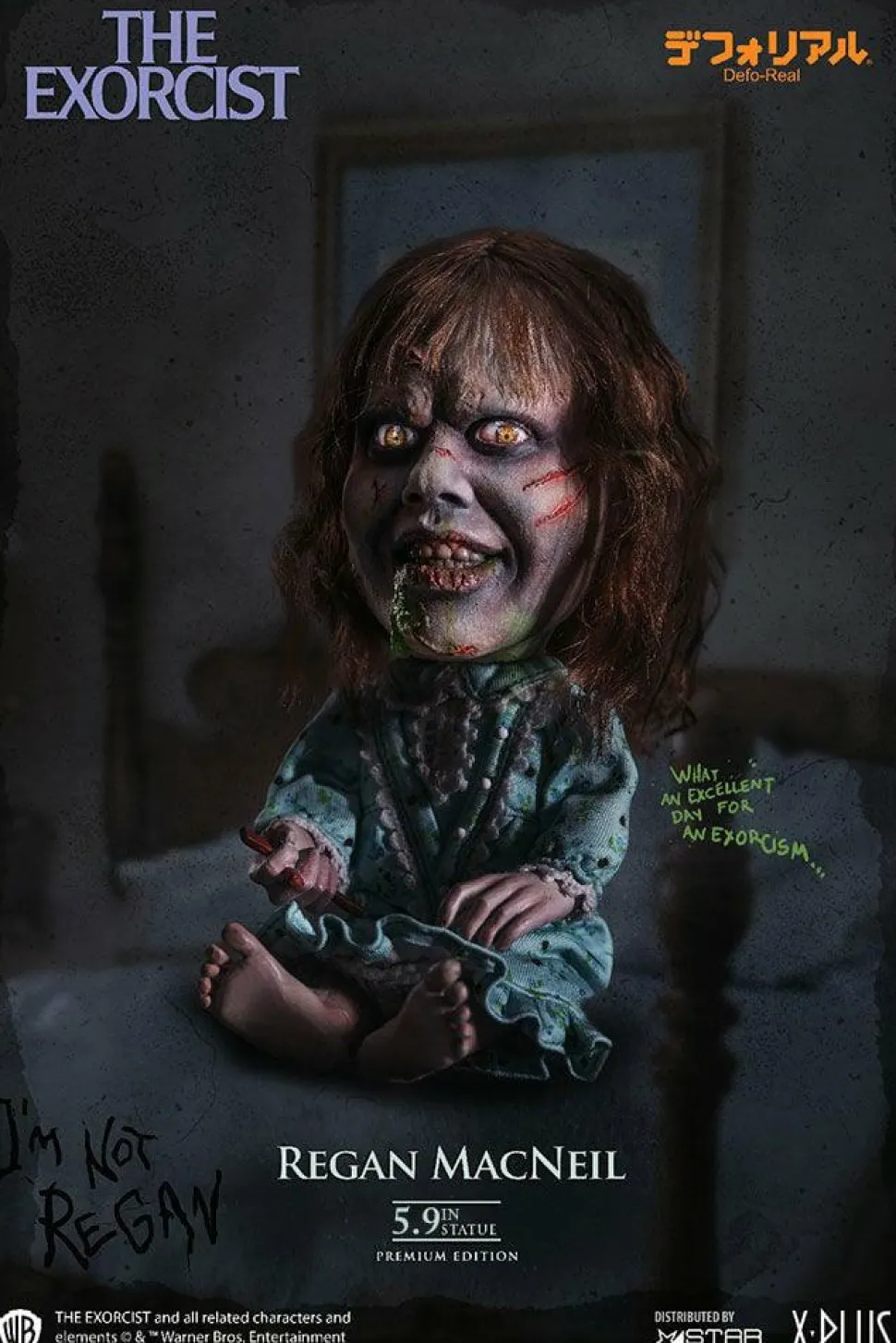 The Exorcist - Regan MacNeil Defo-Real 6” Polyresin Statue