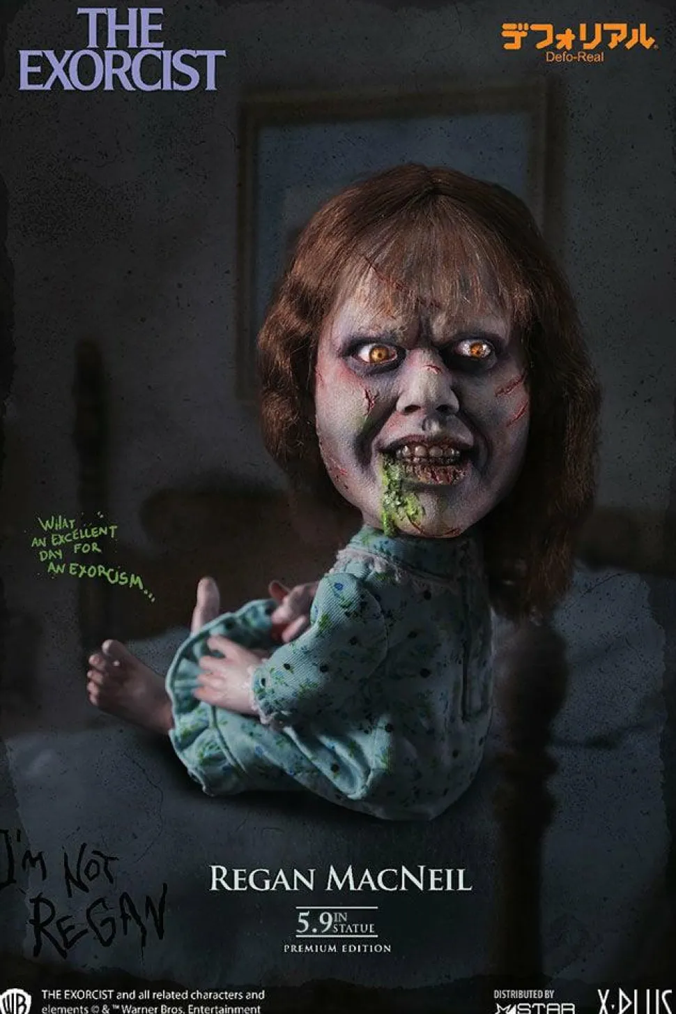 The Exorcist - Regan MacNeil Defo-Real 6” Polyresin Statue
