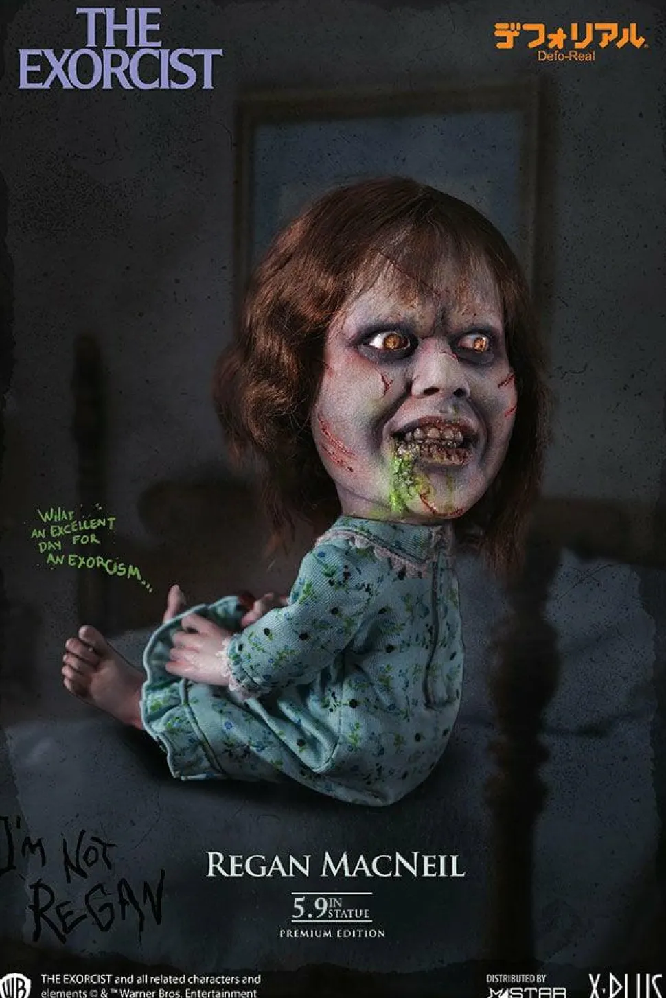 The Exorcist - Regan MacNeil Defo-Real 6” Polyresin Statue