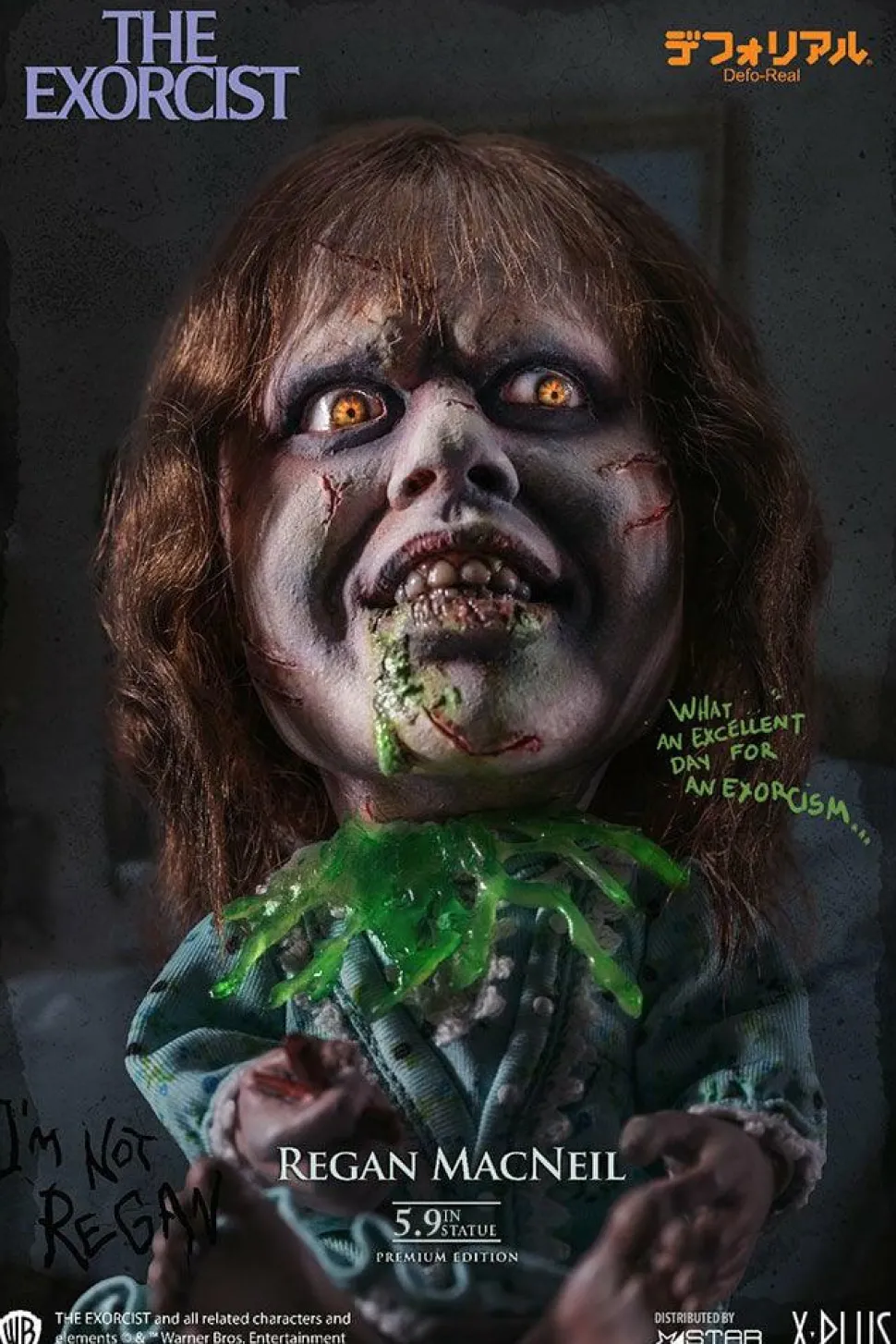 The Exorcist - Regan MacNeil Defo-Real 6” Polyresin Statue