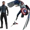 The Falcon and the Winter Soldier - Captain America & Winter Solider Hot Toys 1/6th Scale Action Figure Bundle (Set of 2)
