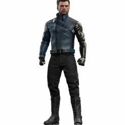 The Falcon and the Winter Soldier - Captain America & Winter Solider Hot Toys 1/6th Scale Action Figure Bundle (Set of 2)