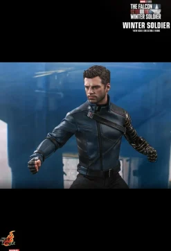 The Falcon and the Winter Soldier - Captain America & Winter Solider Hot Toys 1/6th Scale Action Figure Bundle (Set of 2)