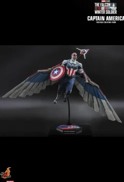 The Falcon and the Winter Soldier - Captain America & Winter Solider Hot Toys 1/6th Scale Action Figure Bundle (Set of 2)