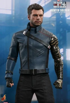 The Falcon and the Winter Soldier - Captain America & Winter Solider Hot Toys 1/6th Scale Action Figure Bundle (Set of 2)