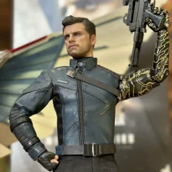 The Falcon and the Winter Soldier - Captain America & Winter Solider Hot Toys 1/6th Scale Action Figure Bundle (Set of 2)