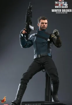 The Falcon and the Winter Soldier - Captain America & Winter Solider Hot Toys 1/6th Scale Action Figure Bundle (Set of 2)