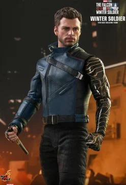 The Falcon and the Winter Soldier - Captain America & Winter Solider Hot Toys 1/6th Scale Action Figure Bundle (Set of 2)