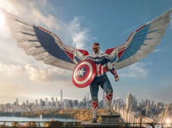 The Falcon and the Winter Soldier - Captain America Sam Wilson Complete Version 1/4 Scale Legacy Statue