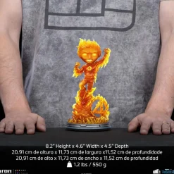 The Fantastic Four: First Steps (2025) - Human Torch MiniCo 8” Vinyl Figure