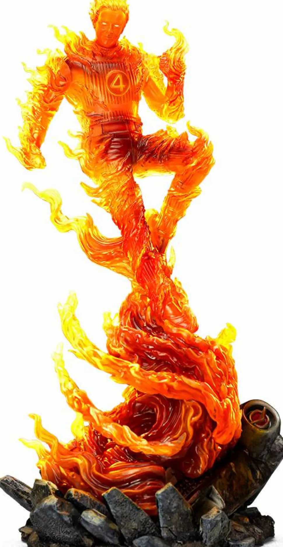 The Fantastic Four: First Steps (2025) - Human Torch 1/10th Scale Statue