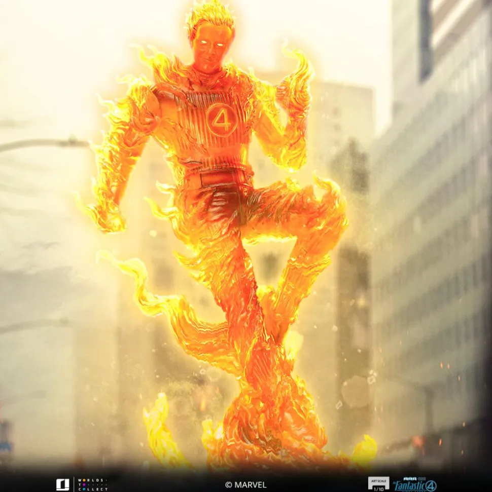 The Fantastic Four: First Steps (2025) - Human Torch 1/10th Scale Statue