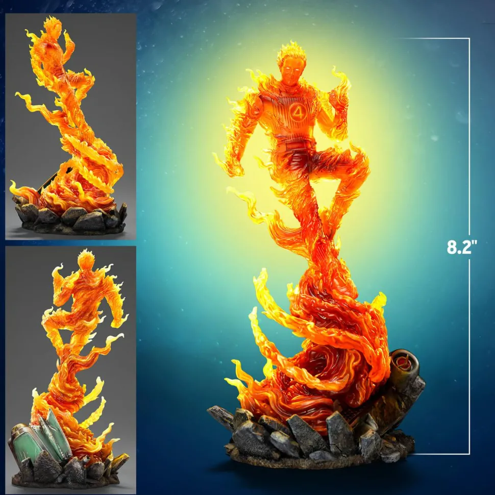 The Fantastic Four: First Steps (2025) - Human Torch 1/10th Scale Statue