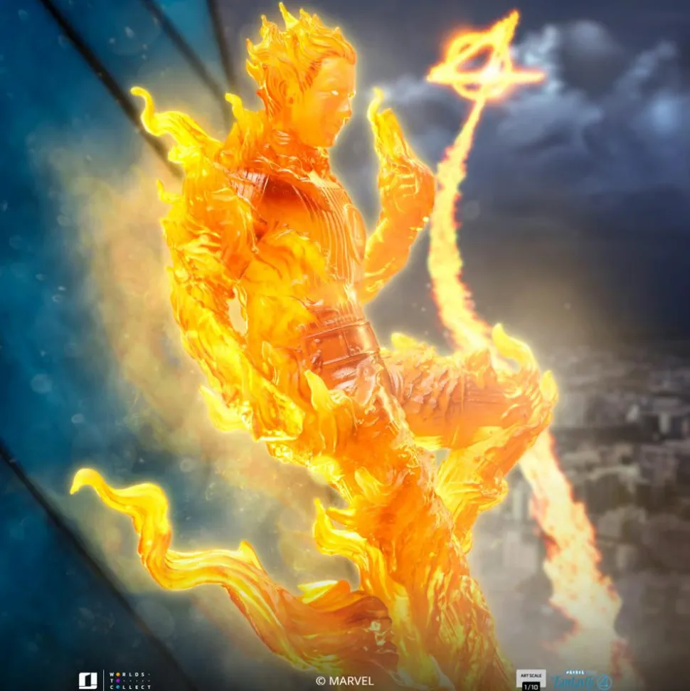 The Fantastic Four: First Steps (2025) - Human Torch 1/10th Scale Statue
