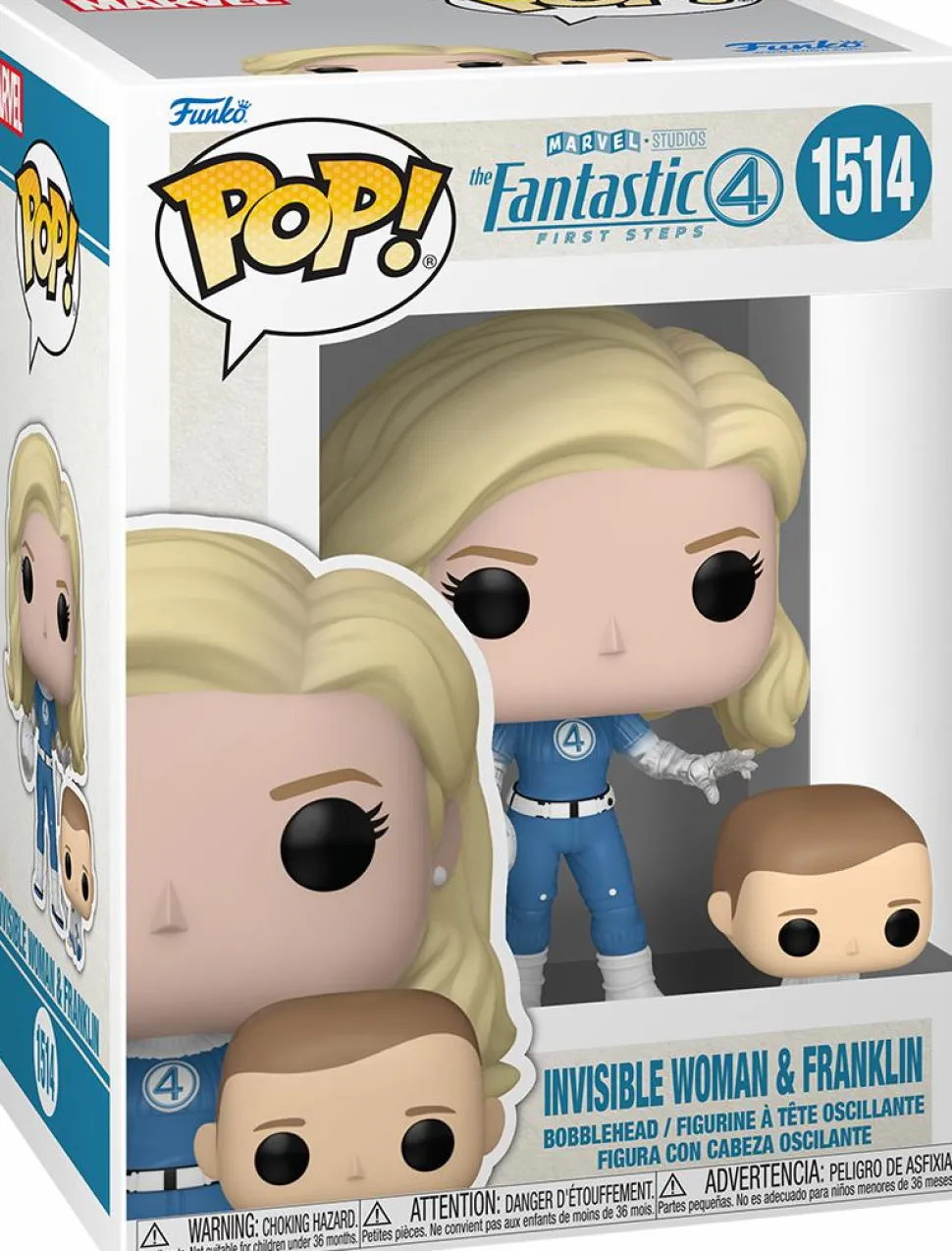 The Fantastic Four: First Steps (2025) - Invisible Woman & Franklin Pop! Vinyl Figure