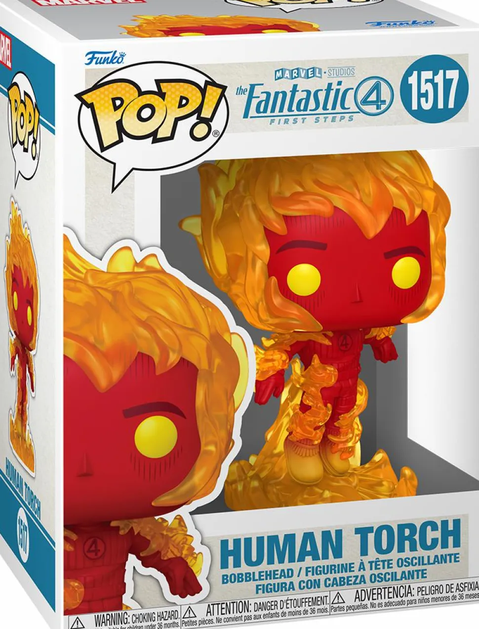 The Fantastic Four: First Steps (2025) - Human Torch Pop! Vinyl Figure