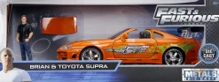 The Fast and the Furious - 1995 Toyota Supra 1/24th Scale Hollywood Rides Die-Cast Vehicle with Brian Figure