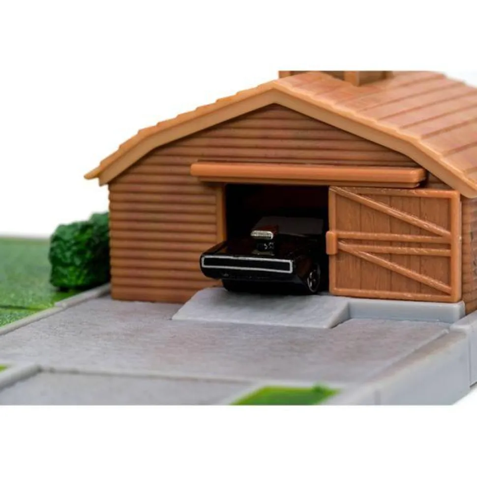 The Fast and the Furious - Toretto House NanoScene 1.5” Scale Die-Cast Vehicle Diorama Playset