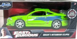 The Fast and the Furious - Brian’s 1995 Mitsubishi Eclipse 1/32 Scale Metals Die-Cast Vehicle Replica