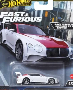 The Fate of the Furious - 2018 Bentley Continental GT3 Hot Wheels Premium Real Riders 1/64th Scale Die-Cast Vehicle Replica