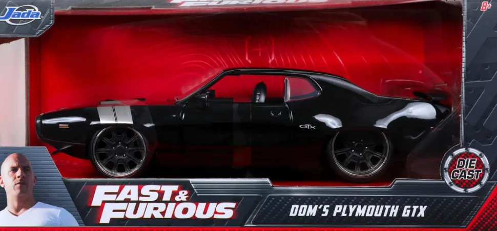The Fate of the Furious - Dom’s 1971 Plymouth GTX 1/24th Scale Metals Die-Cast Vehicle Replica