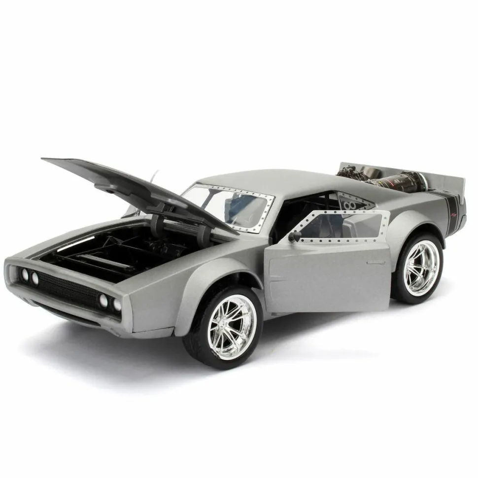 The Fate of the Furious - Dom's “Ice Charger” 1968 Dodge Charger R/T 1/24th Scale Metals Die-Cast Vehicle Replica