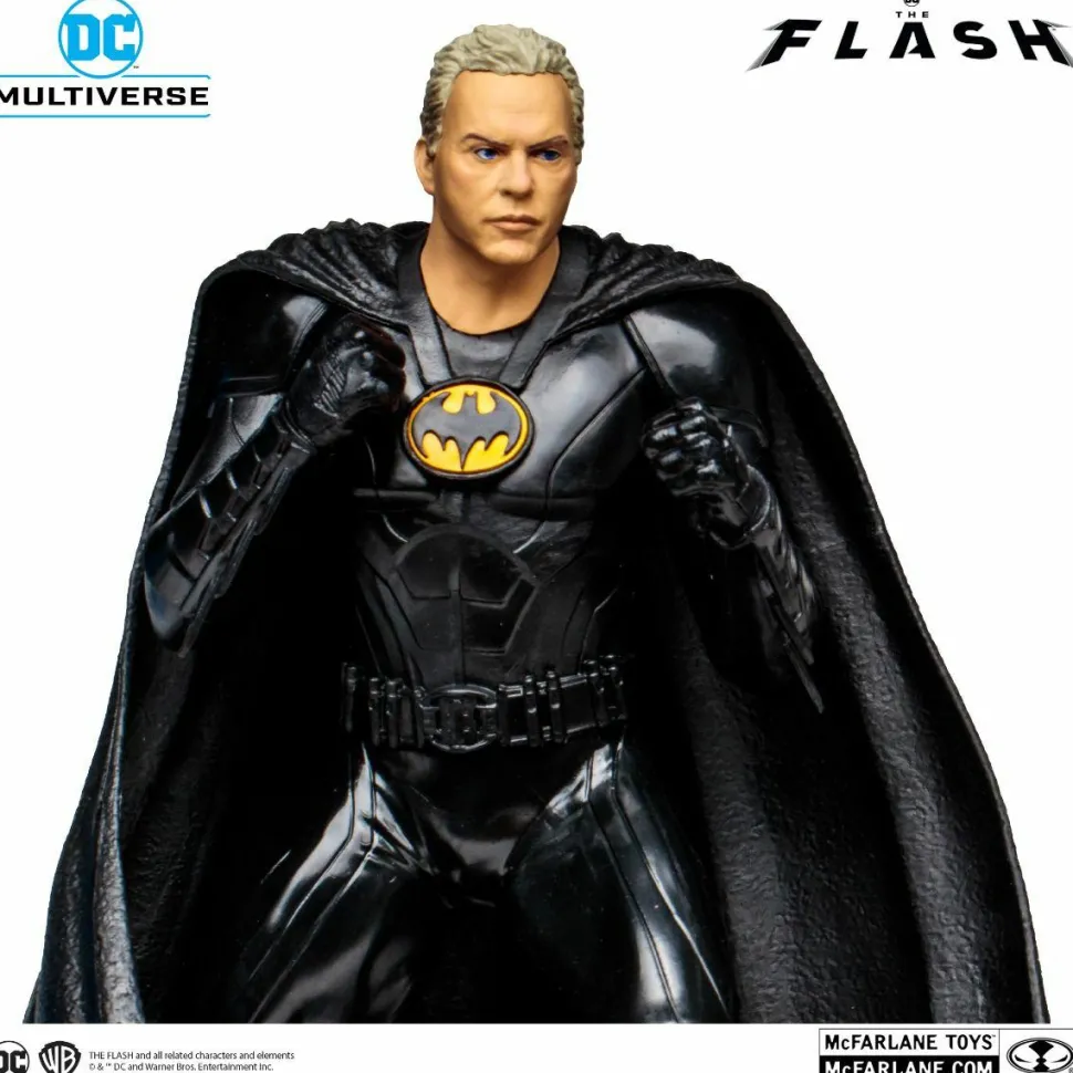 The Flash (2023) - Batman (Multiverse) Unmasked DC Multiverse Gold Label 12" PVC Statue