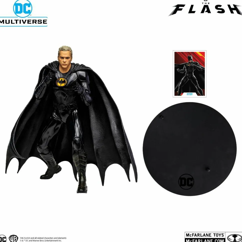 The Flash (2023) - Batman (Multiverse) Unmasked DC Multiverse Gold Label 12" PVC Statue