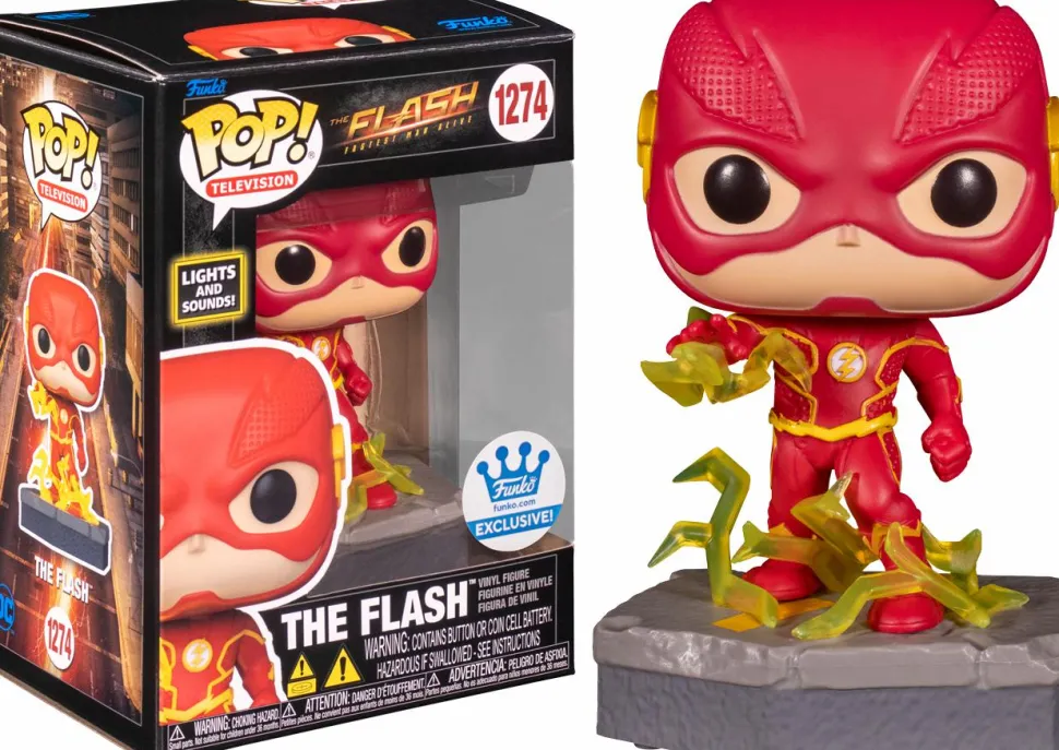The Flash (2014) - The Flash Pop! Vinyl Figure with Lights & Sounds (Funko / Popcultcha Exclusive)
