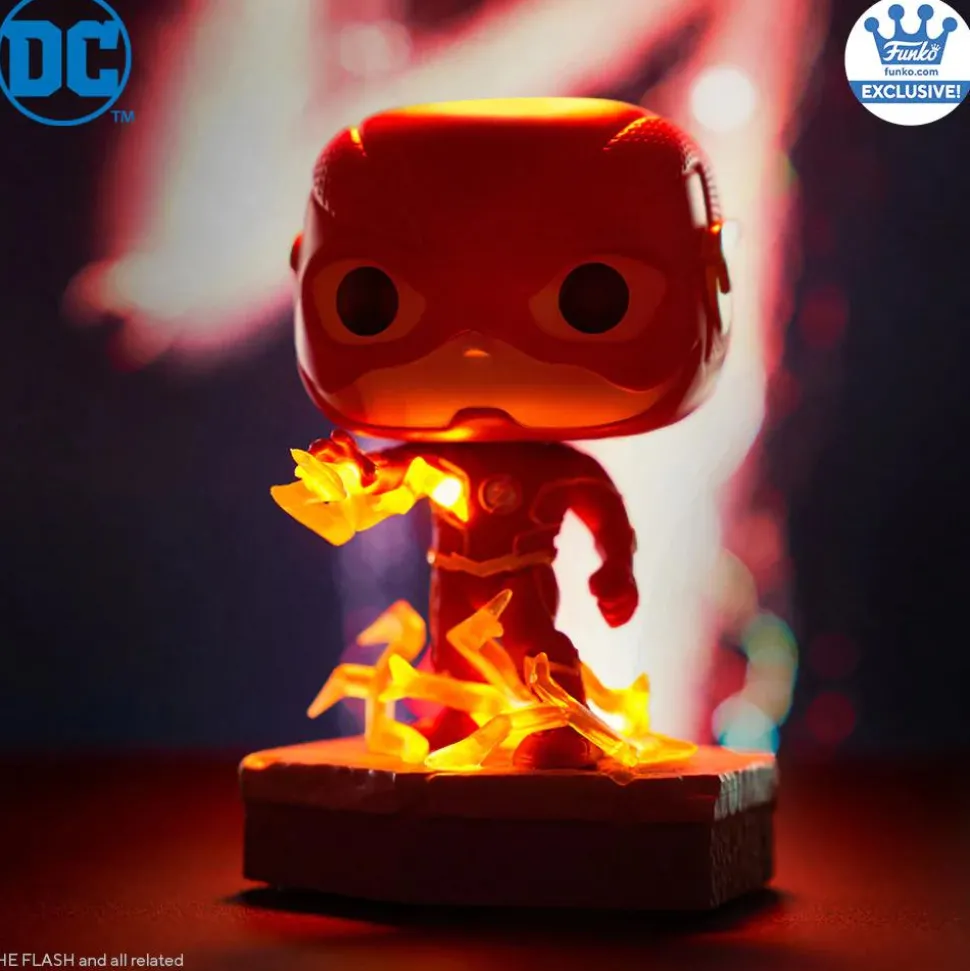 The Flash (2014) - The Flash Pop! Vinyl Figure with Lights & Sounds (Funko / Popcultcha Exclusive)