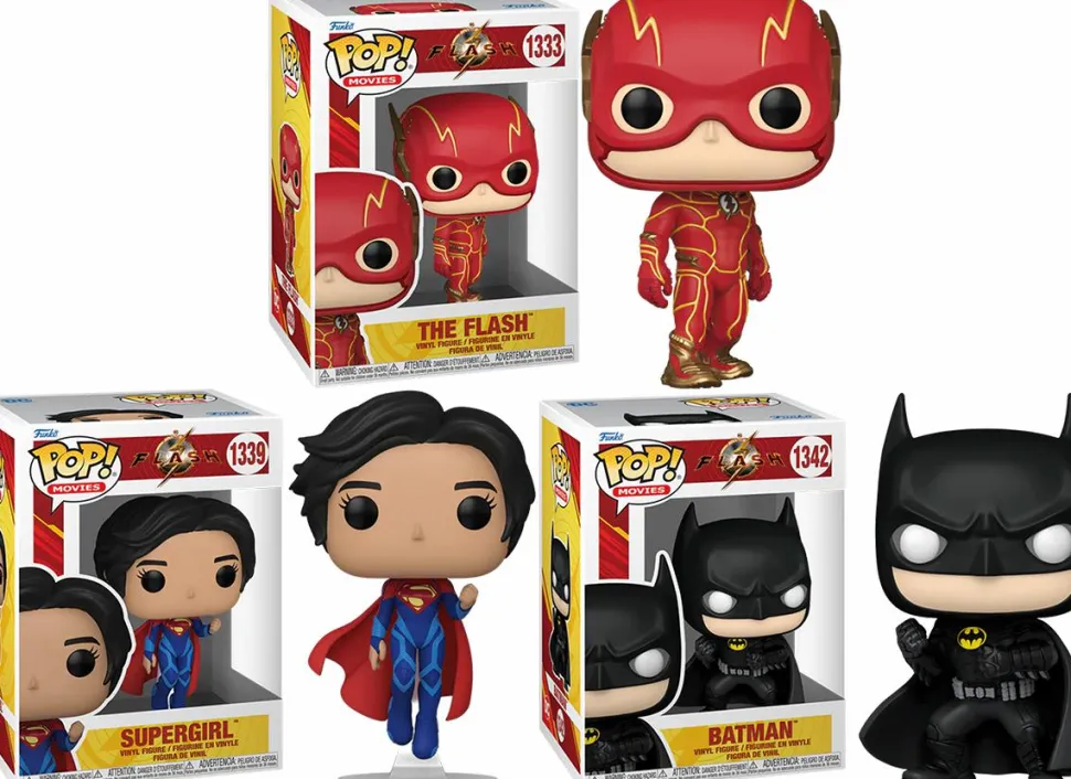 The Flash (2023) - Worlds Collide Pop! Vinyl Figure Bundle (Set of 3)